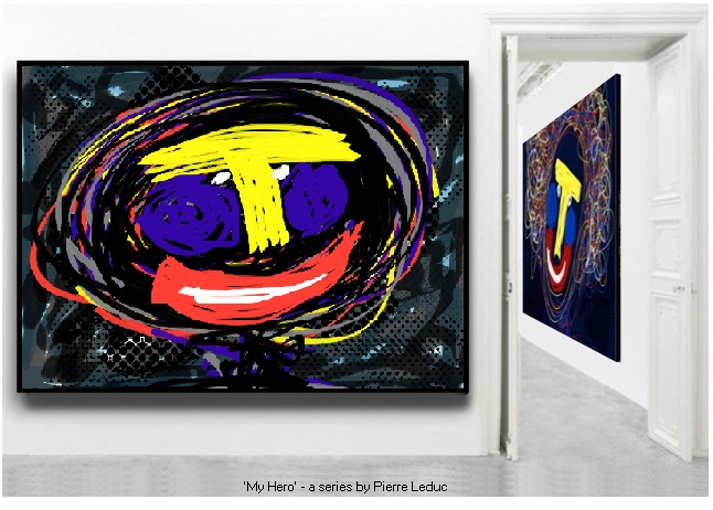 My Hero - a series by Pierre Leduc