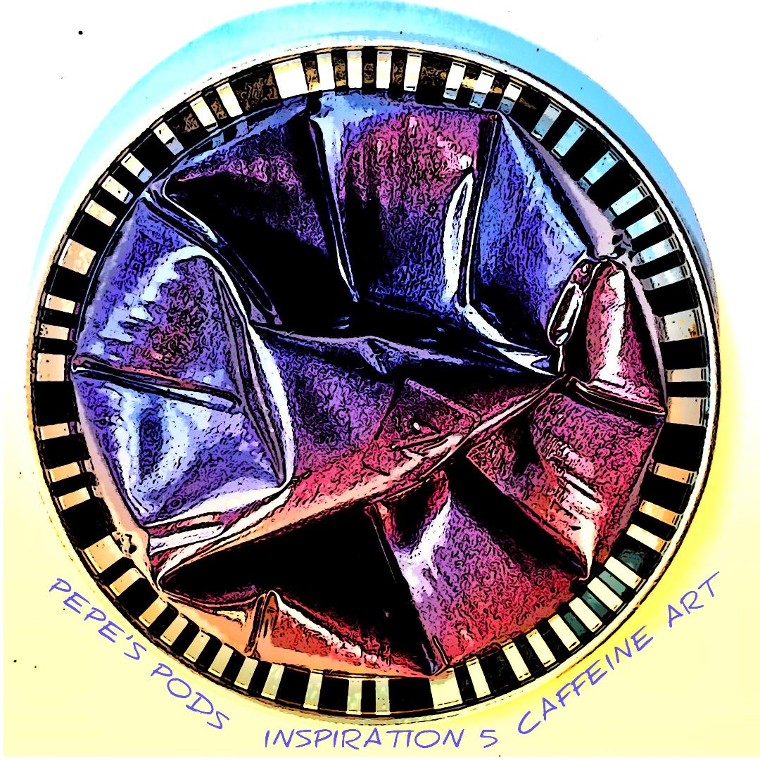 Caffeine Art 5 coffee pod art photo digital art painting