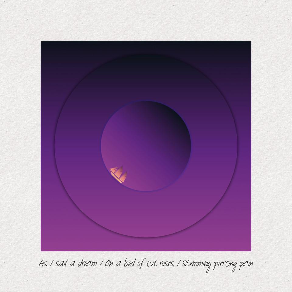 As I sail a dream Lunar On a bed of cut roses