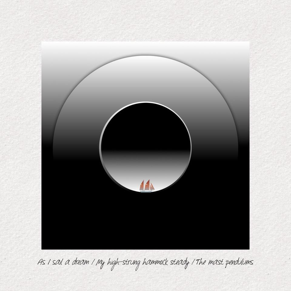 As I sail a dream My high-strung hammock steady The mast pendulums