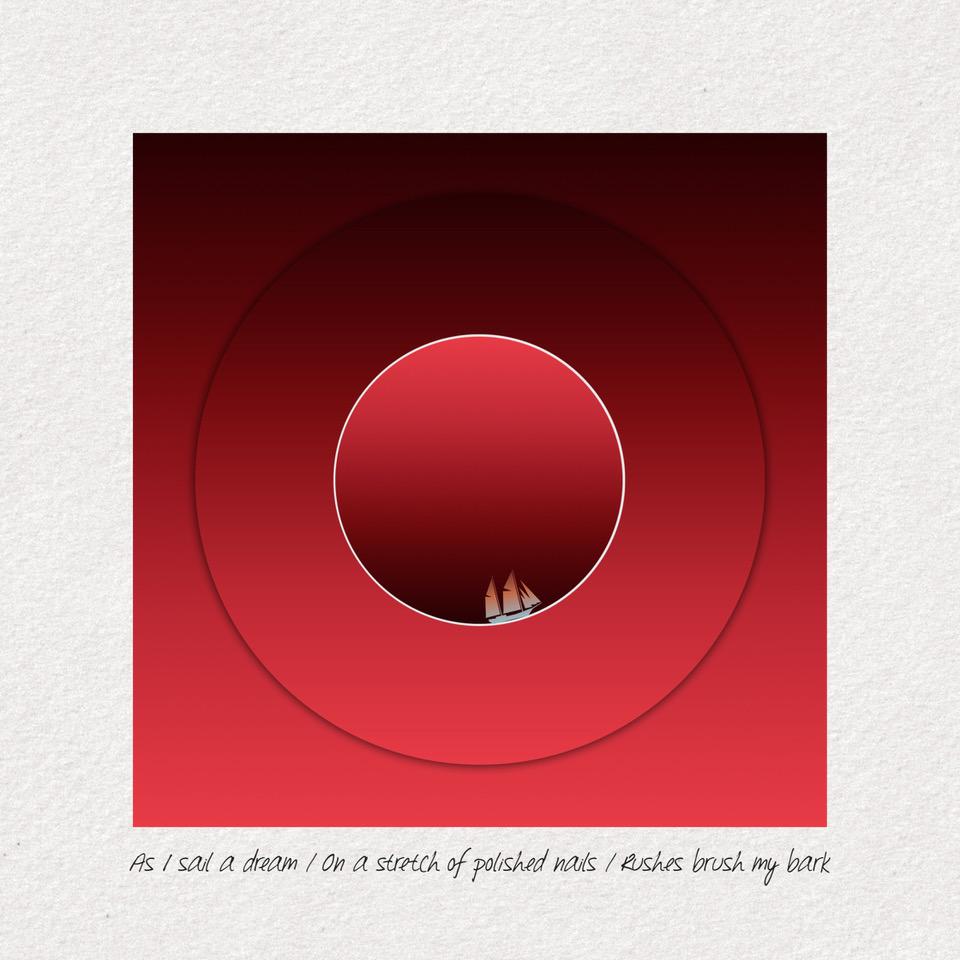 As I sail a dream On a stretch of polished nails Rushes brush my bark