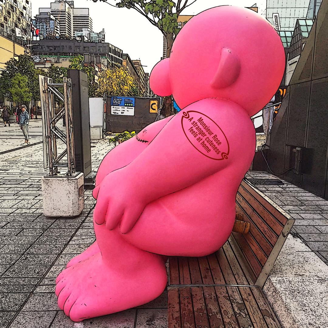 Monsieur Rose A stranger cuteness Feels at hom